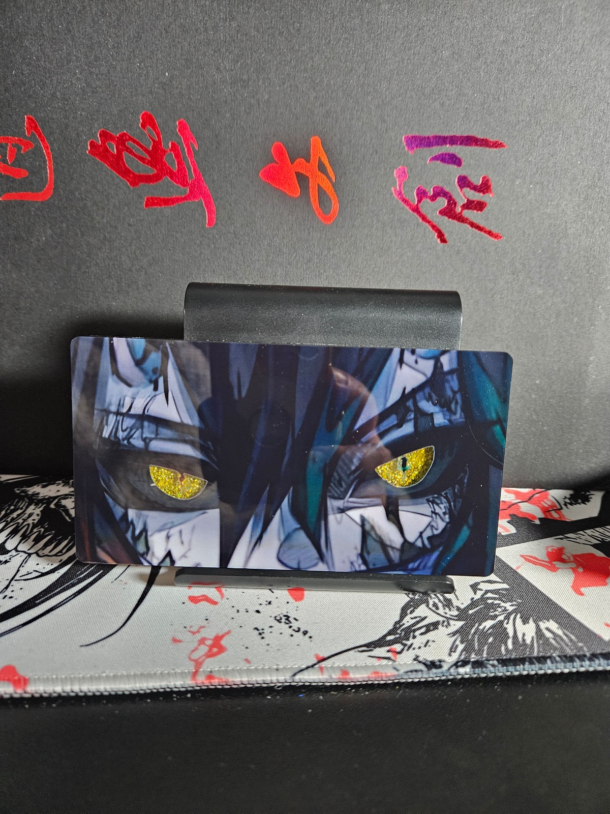 Demon Iguro Obanai Globe Eyes Demon Slayer Glitter Sand Custom
