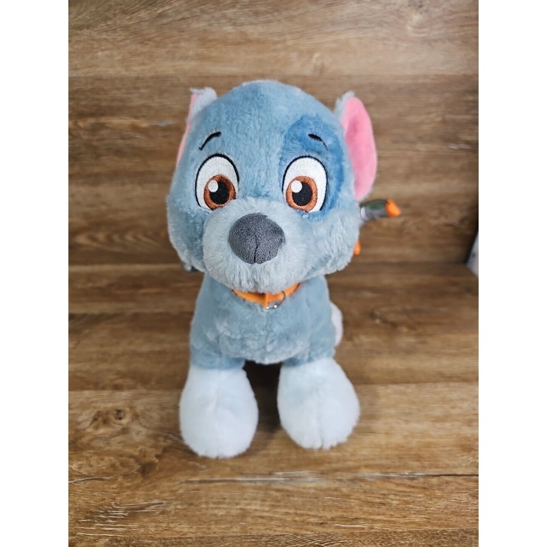 Build-A-Bear Paw Patrol Rocky 2016 W/ Jetpack, Collar No Tag 14 (Read)