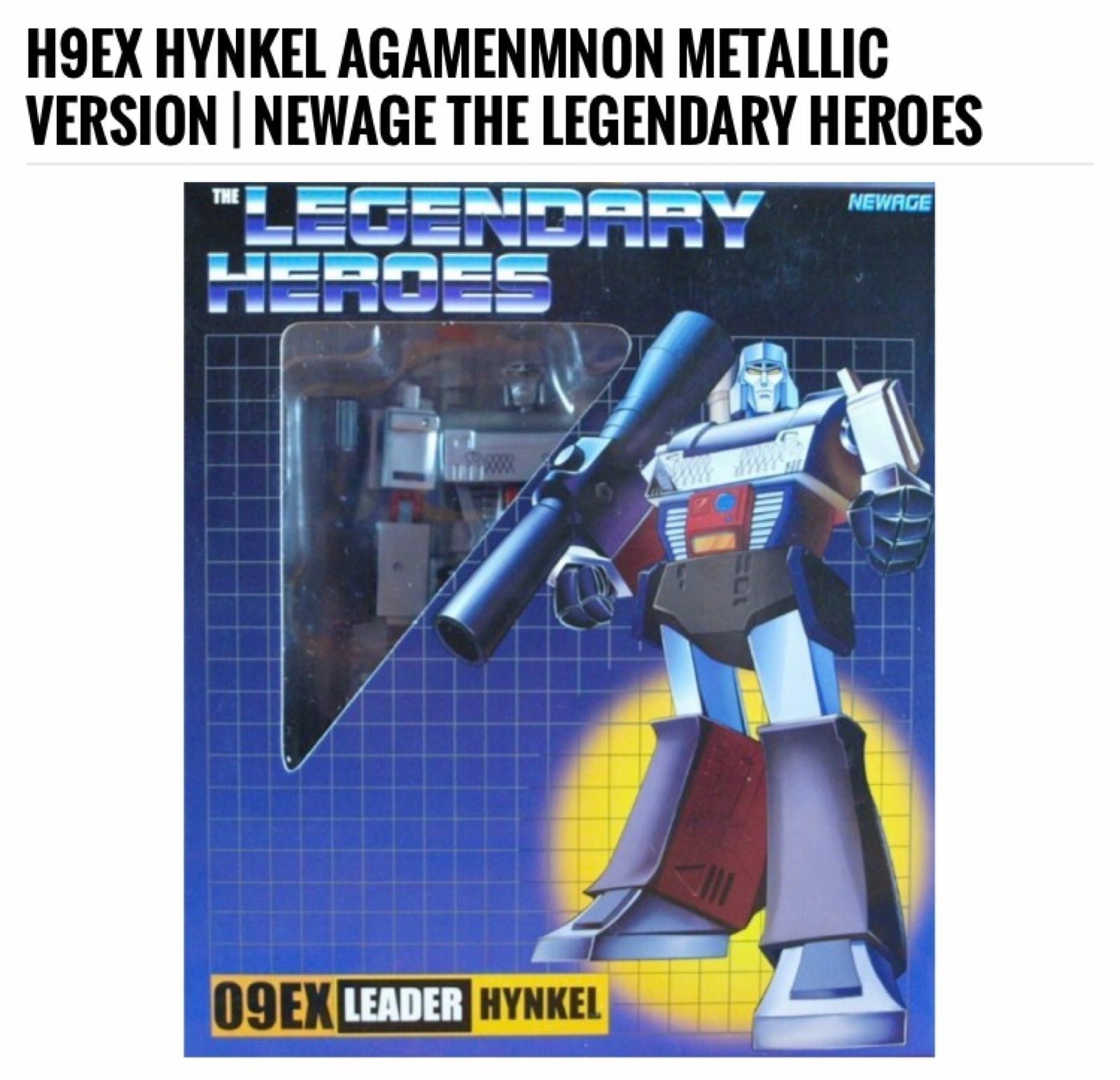 Newage H9EX - Hynkel Legends scale .Metallic version.