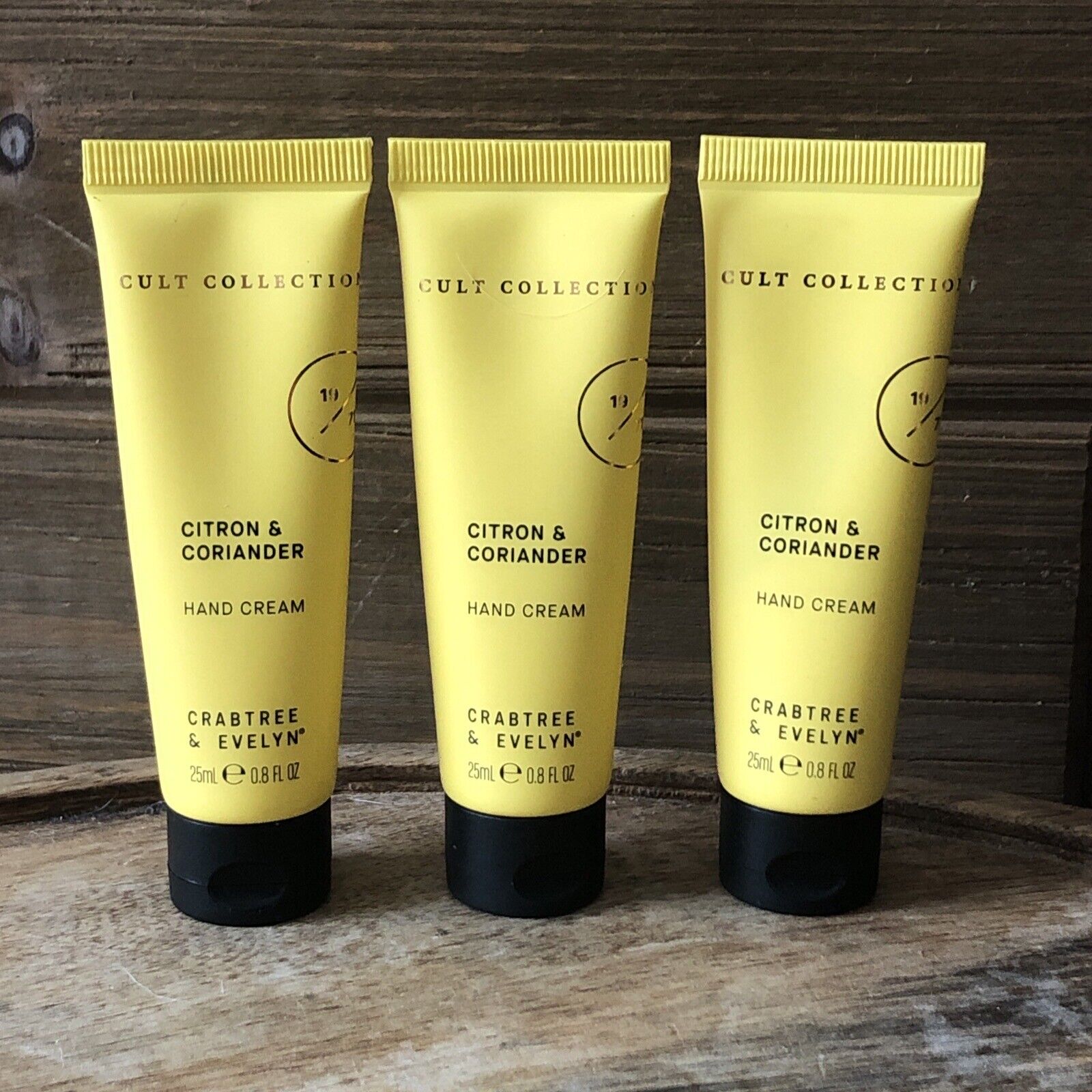 3 Crabtree & Evelyn Citron & Coriander Energising Hand Therapy 0.86 oz, 25g
