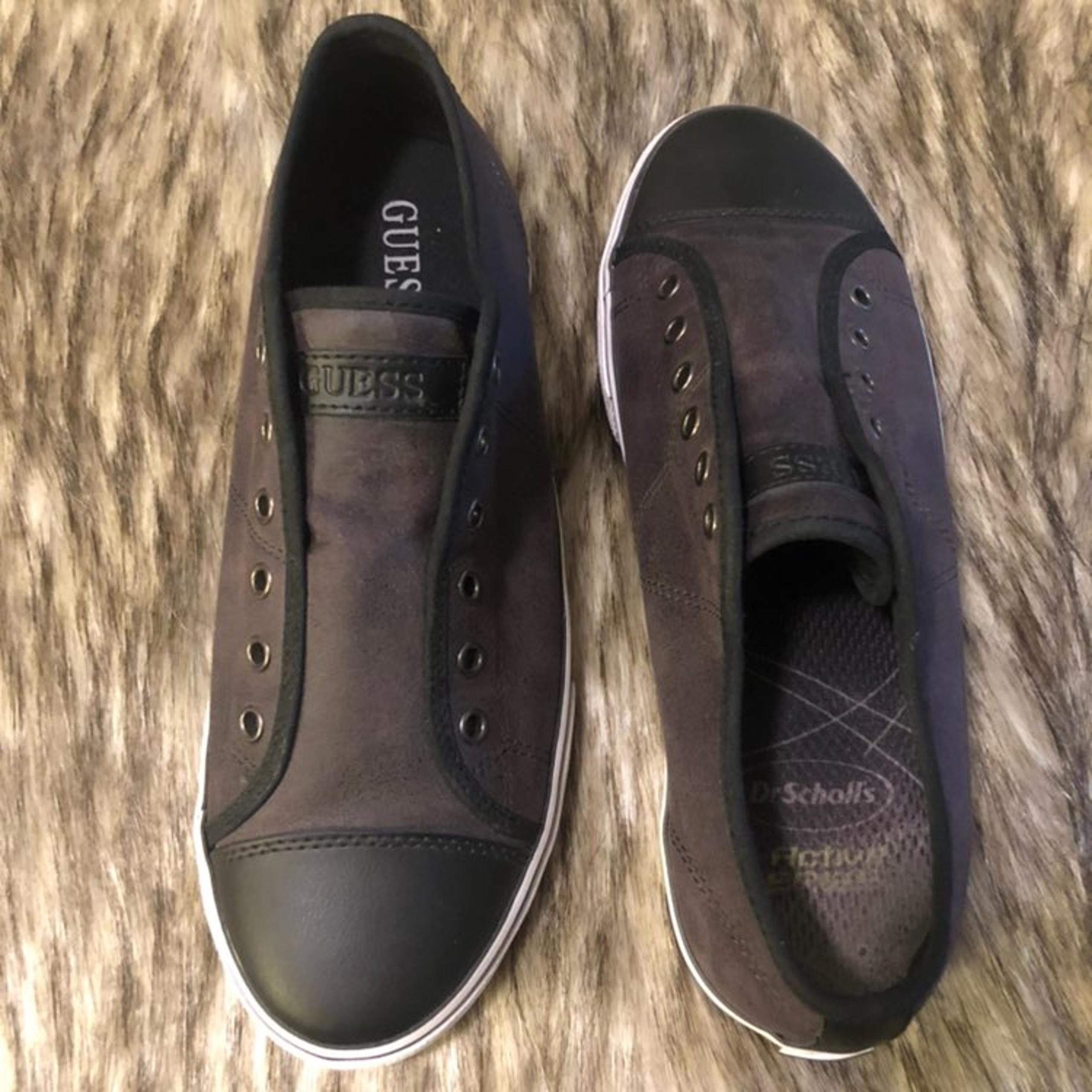 mens guess slips on shoes