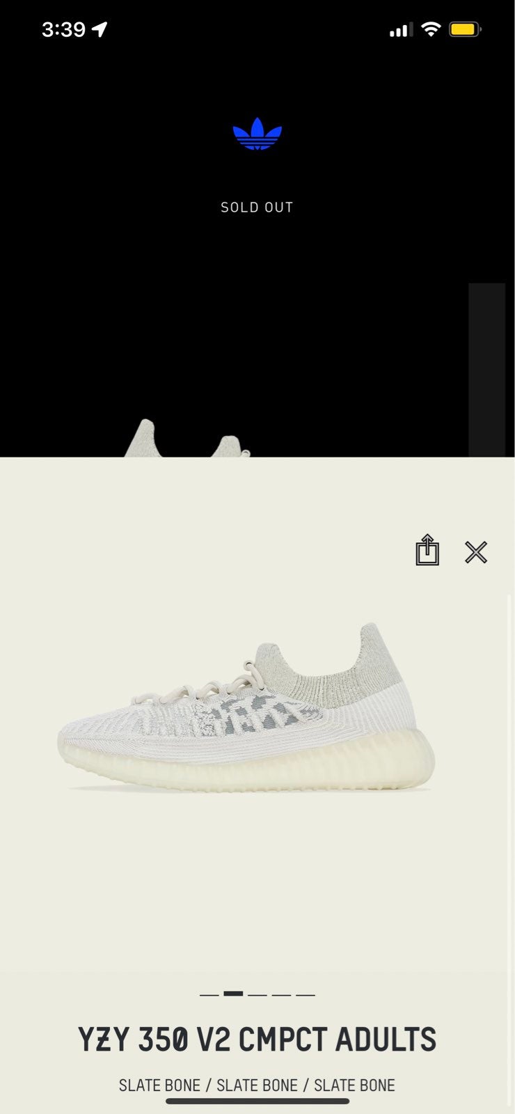 Yeezy 350 V2 compact adults