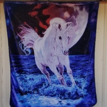 UNICORN FANTASY WATER QUEEN SIZE BLANKET