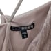 Express Dress Formal Slip Shimmer Strappy Plunging V Double Slit Midi Pink M