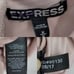Express Dress Formal Slip Shimmer Strappy Plunging V Double Slit Midi Pink M