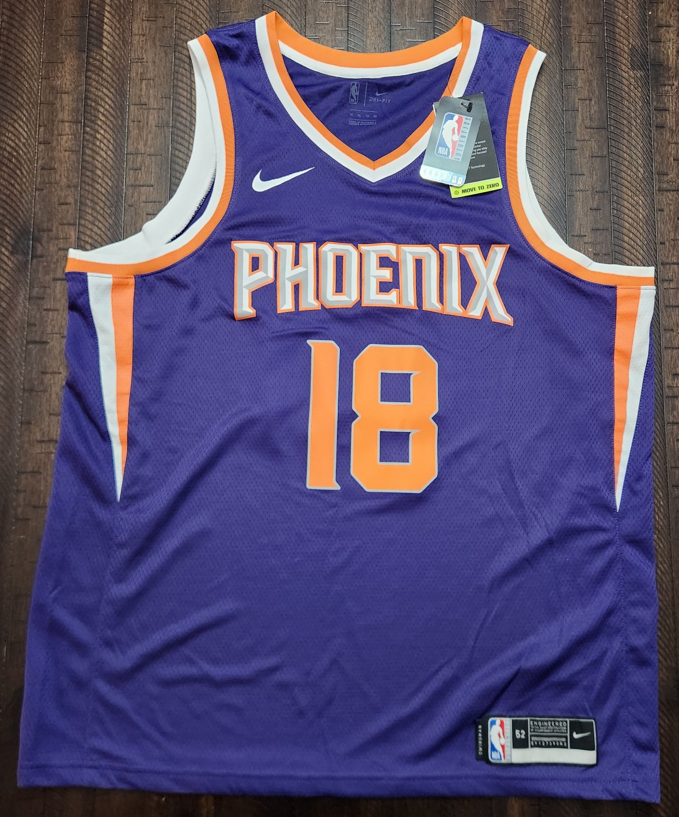NWT Nike Dri-Fit Swingman Phoenix Suns Bizmack Biyombo Jersey Mens XL Purp