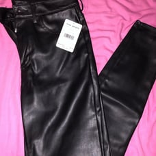 Free people leather pants