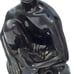 Statue of African boy playing a drum