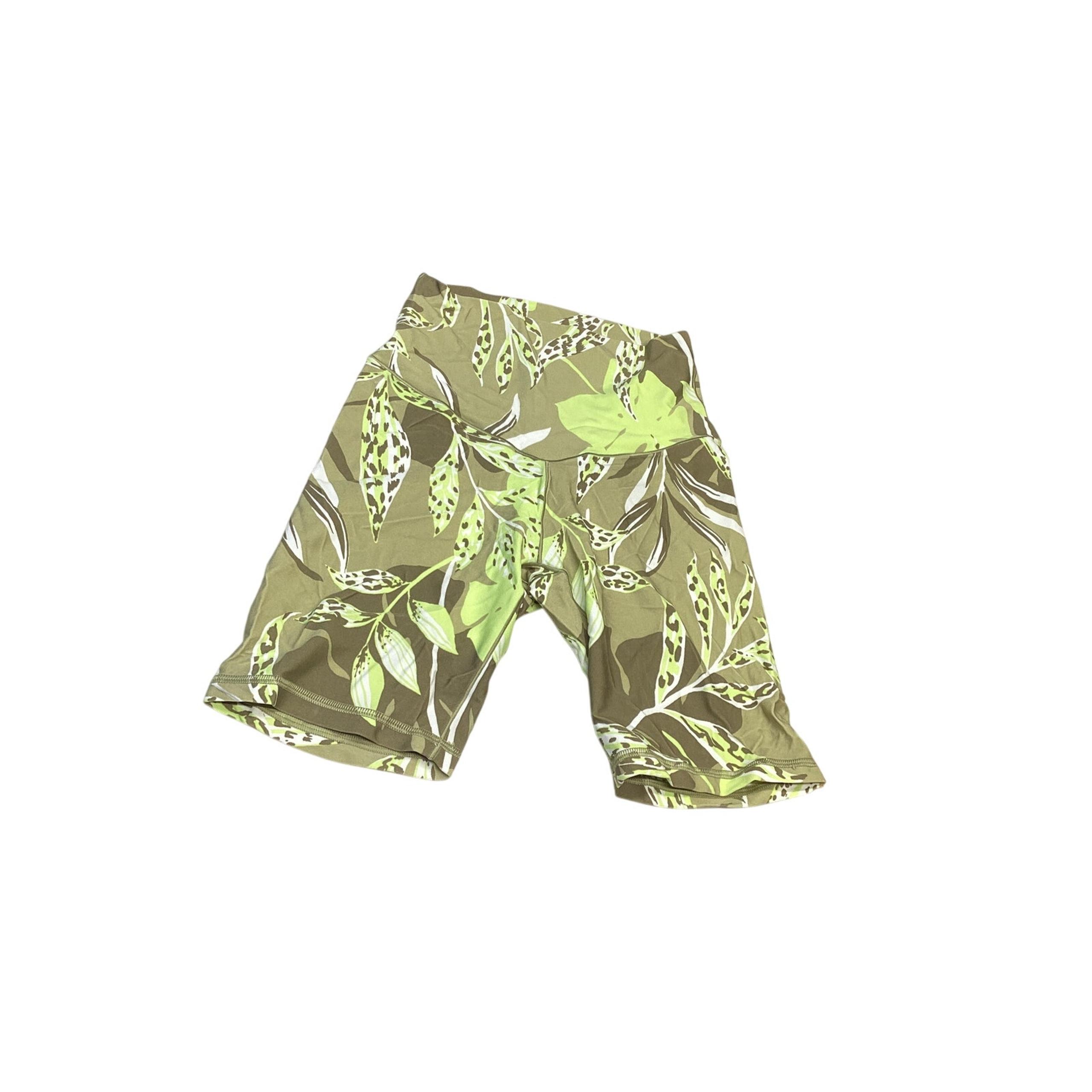 Offline by Aerie Real Me Bike Shorts Keylime for Women Size Large High Waisted