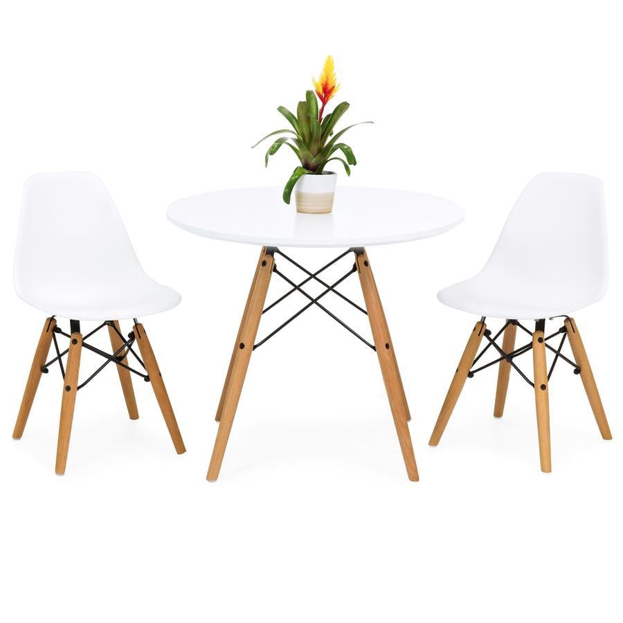 Kids Modern Table Set w/ 2 Chairs