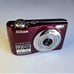 Nikon COOLPIX L24 14.0MP Digital Camera Red Tested WORKS GREAT