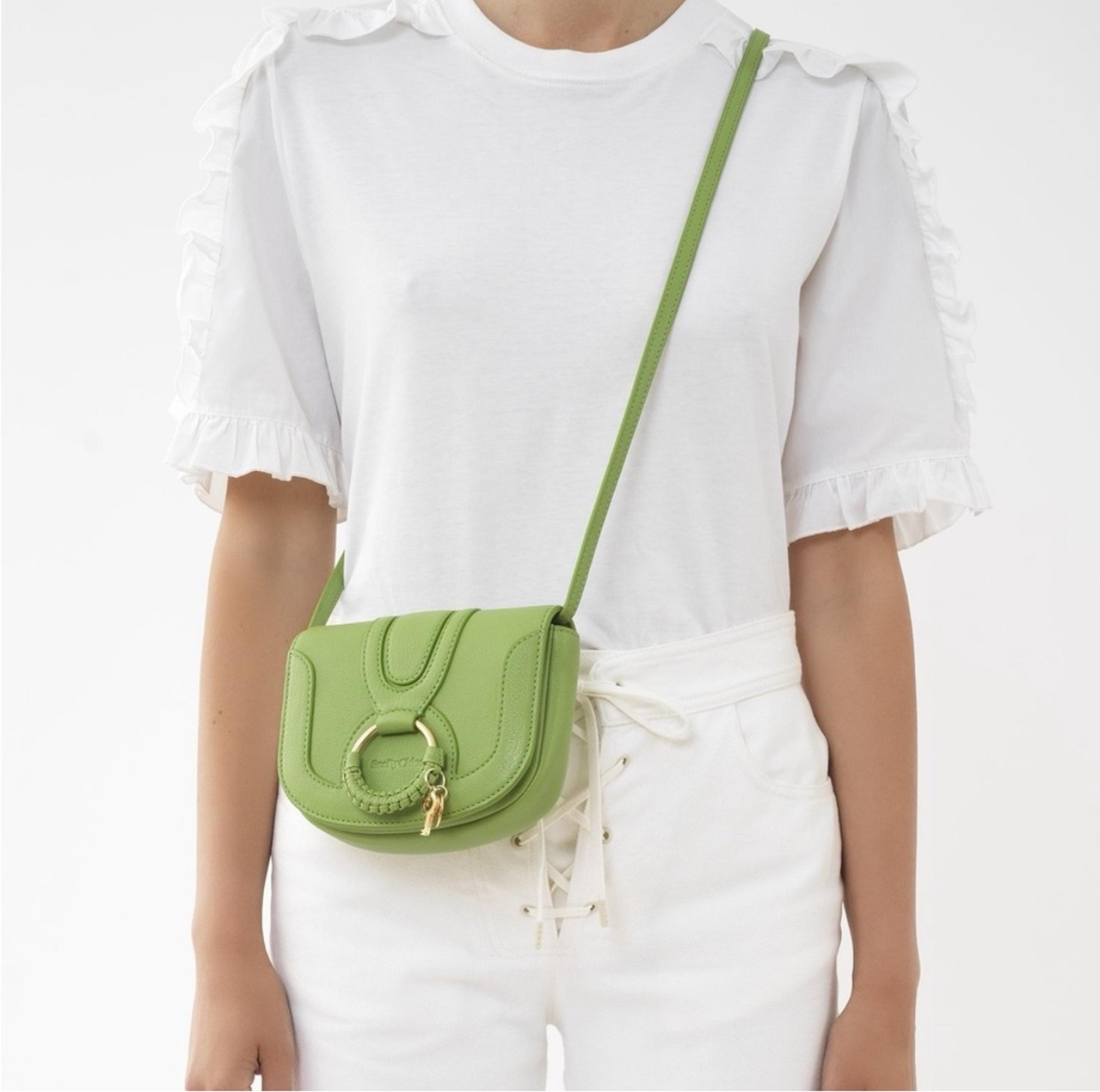 See By Chloé ‘Hana Mini’ saddle bag shoulder bag in rainy forest green