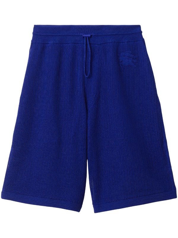 Burberry EKD silk-cotton blend shorts