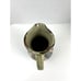 Drip Glaze High Gloss Handmade Stoneware Pottery Pitcher Green,Tan,Brown 8.5 H