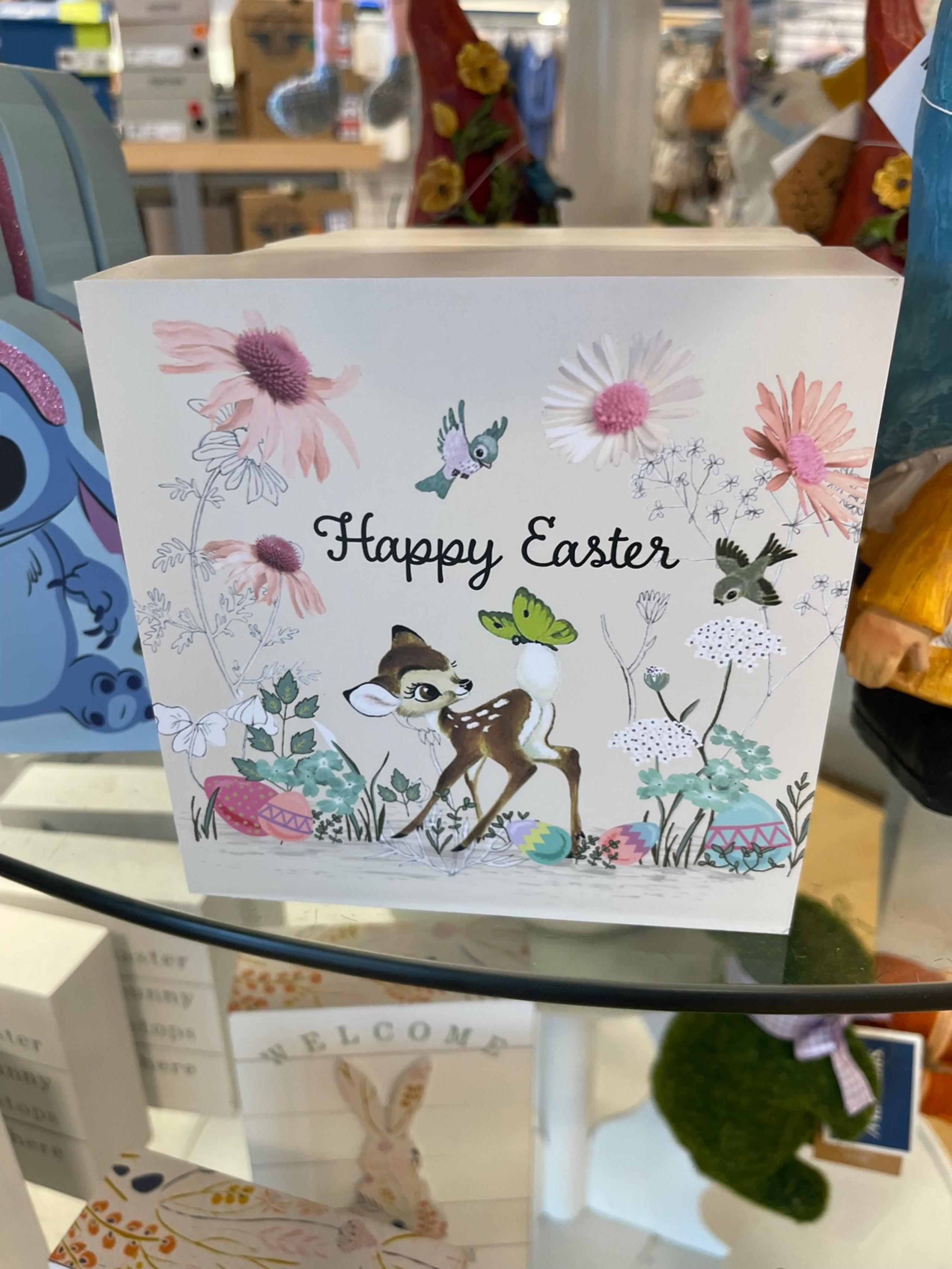 Disney's Bambi happy Easter canvas wall sign