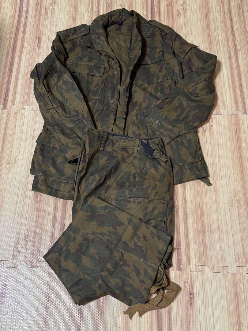 Original Soviet Army VSR-93 camouflage uniform (top and bottom), size 50-5, with stamp, real, new.