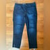 'Ab'Solution High Waist Raw Hem Skinny Crop Jeans Wit & Wisdom SZ 16