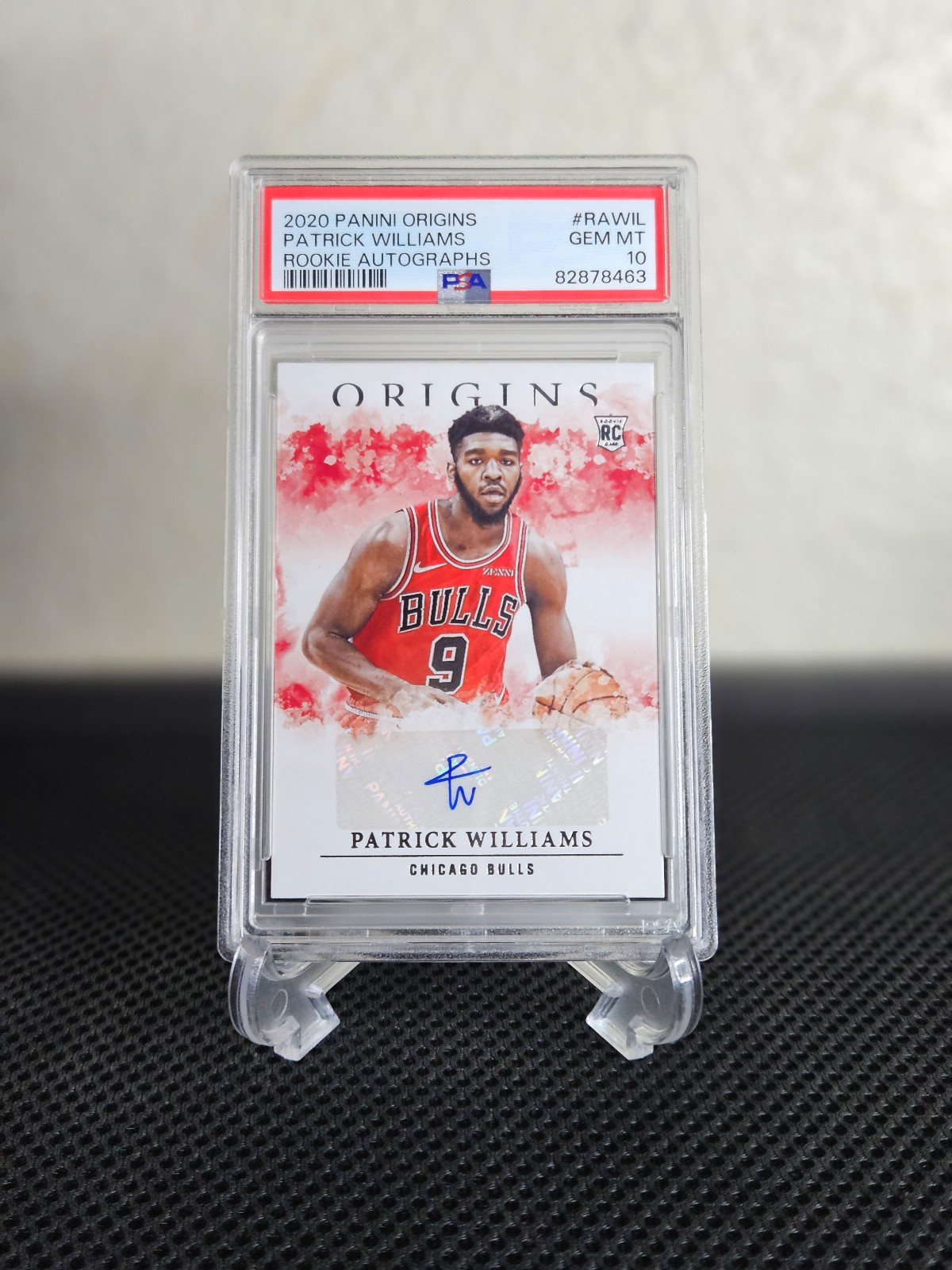 2020 Origins Rookie Autographs Patrick Williams PSA 10