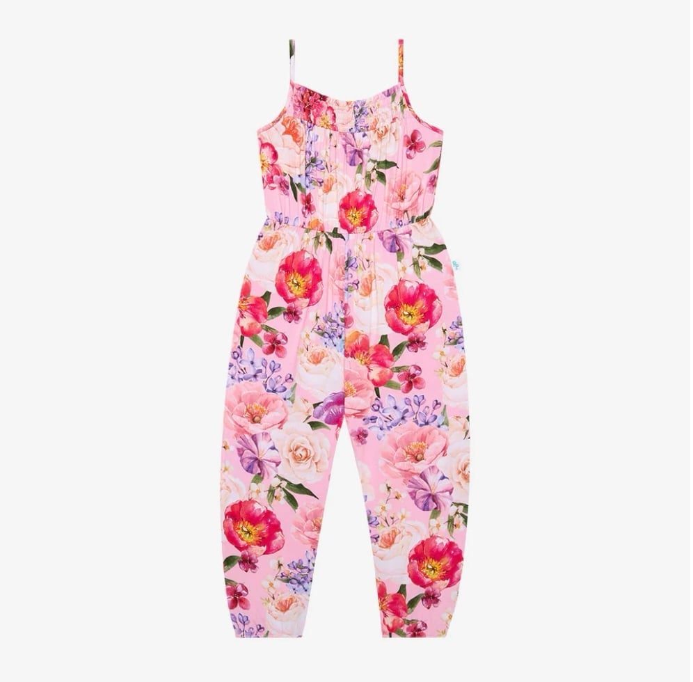 Posh Peanut - Brisa Smocked Spaghetti Jumpsuit
