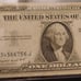 Series 1935 g one dollar silver certificate excellent condition