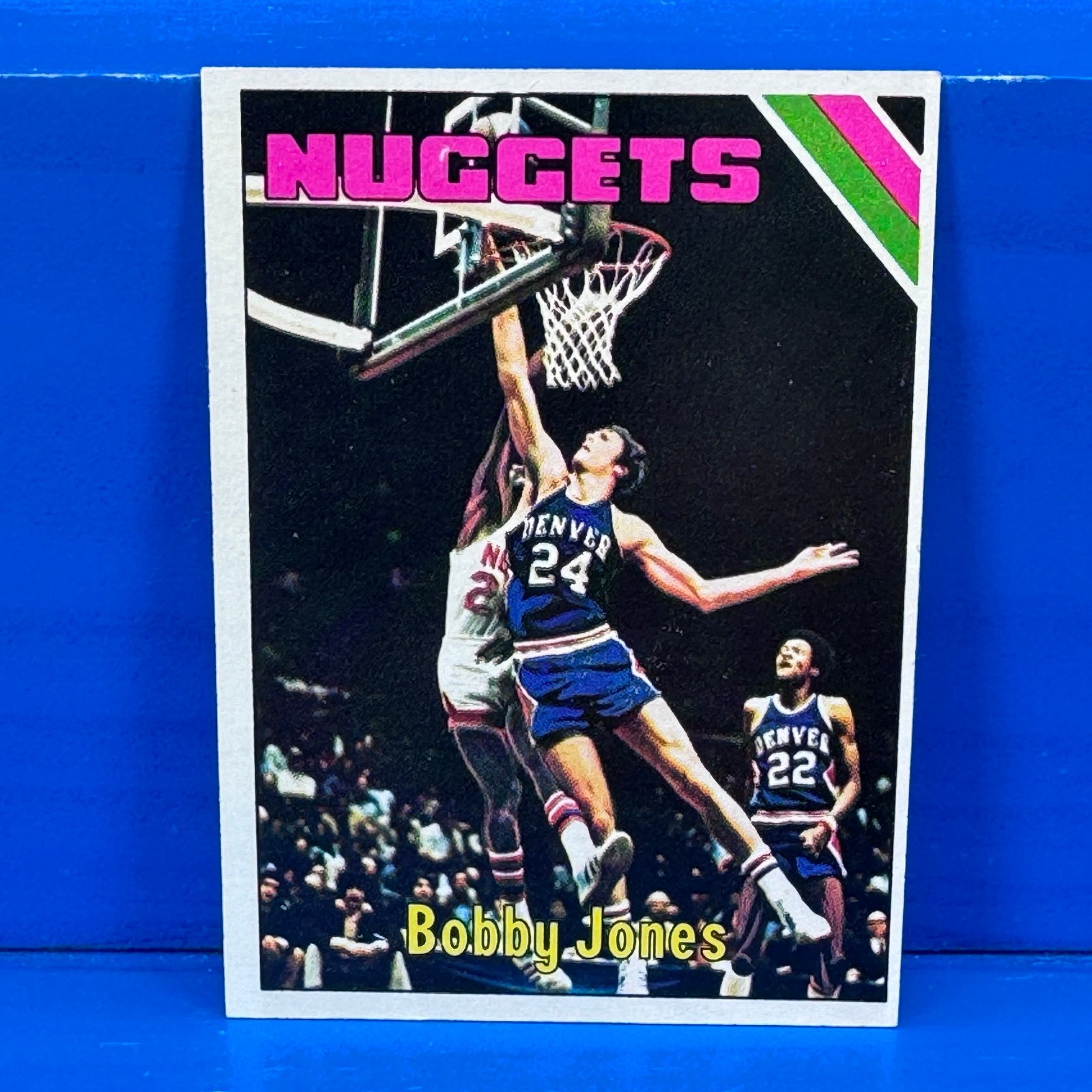 BOBBY JONES Vintage 1975 Topps NBA Basketball Card Rookie RC Hall of Fame