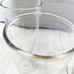 Large Hand Blown Clear Air Bubble Heavy Pilsner 24oz Wheat Beer Glasses Set of 4