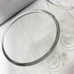 Large Hand Blown Clear Air Bubble Heavy Pilsner 24oz Wheat Beer Glasses Set of 4