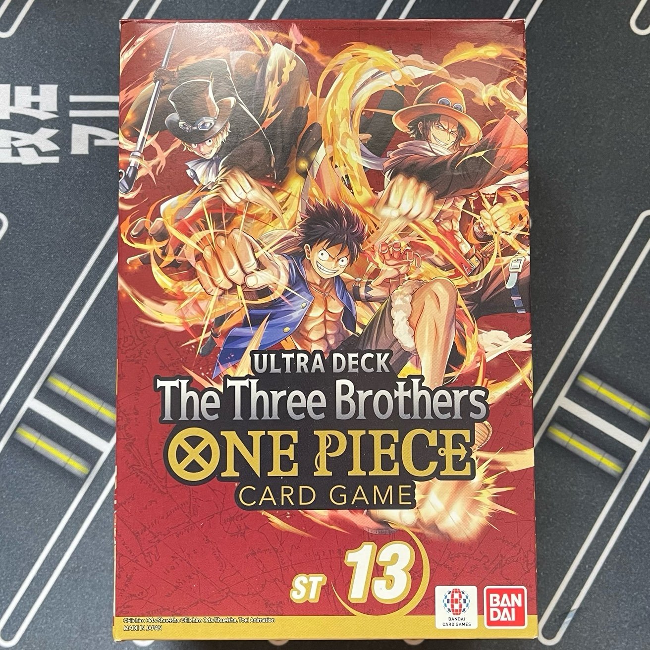 ONE PIECE CARD GAME: The Three Brothers Ultra Deck Box ST-13 NEW AND SEALED