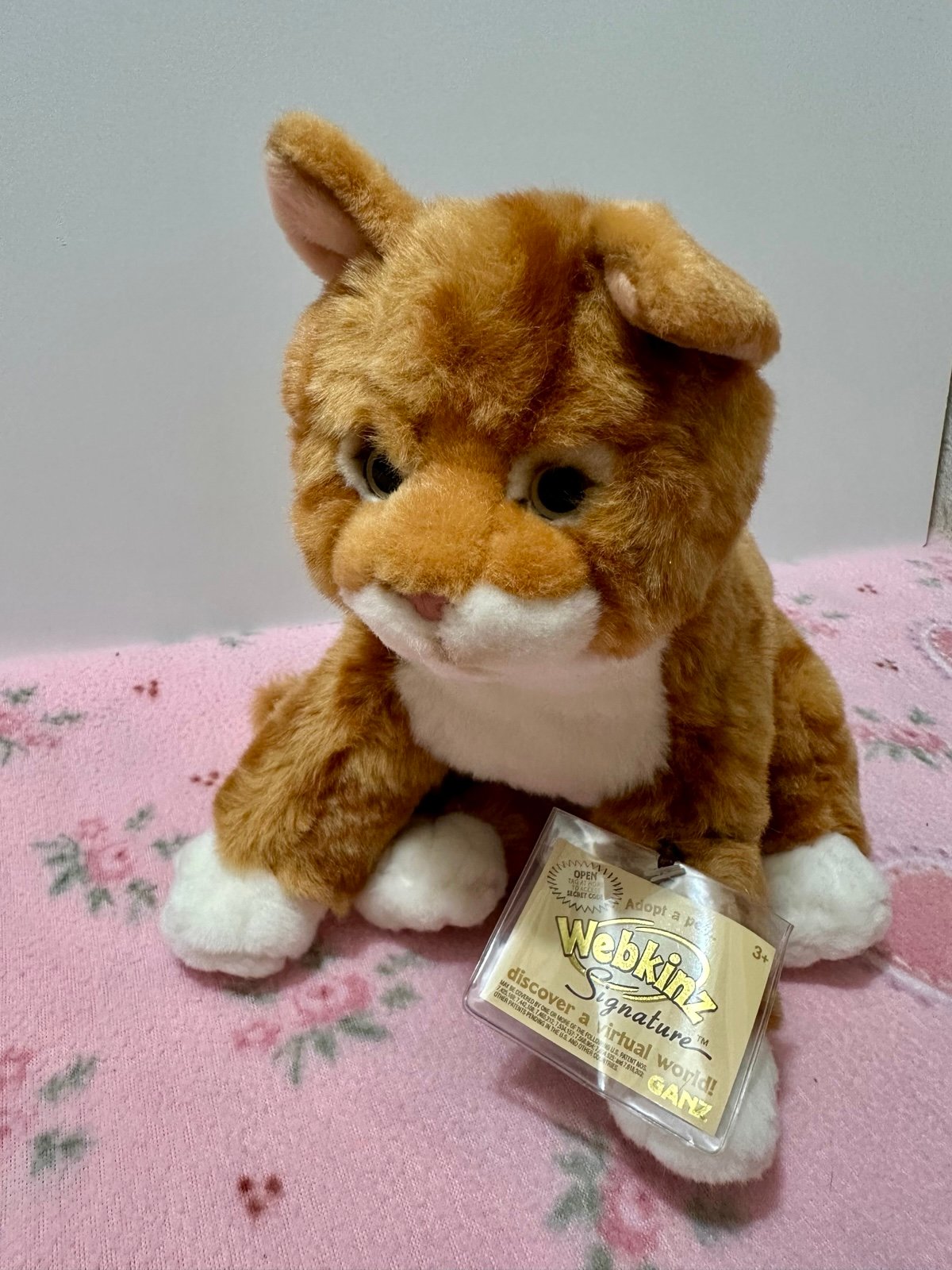 Webkinz Signature Orange Tabby Cat NWT Sealed Unused