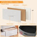 Dresser for Bedroom 9 Storage Drawers White