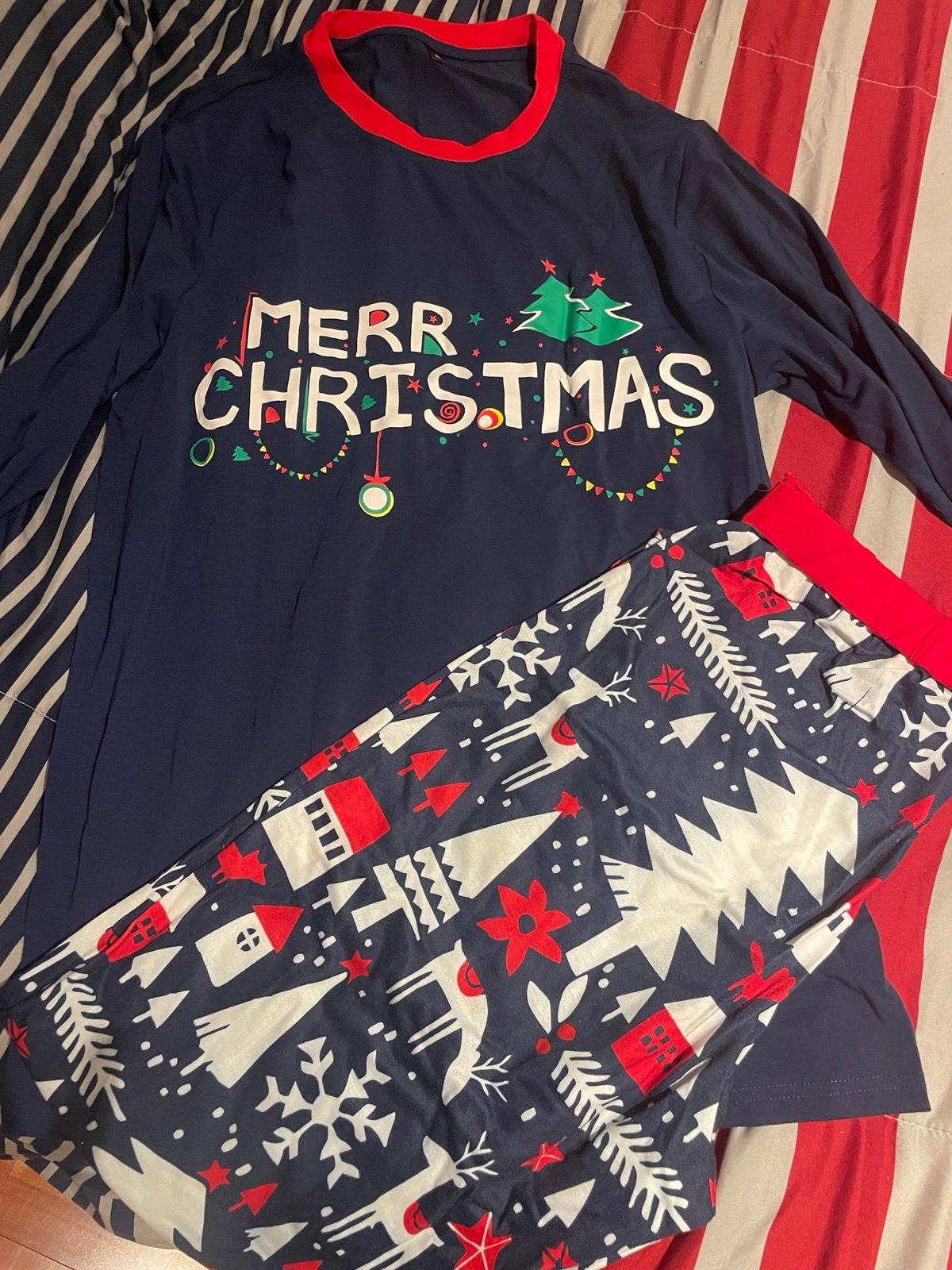 matching family christmas pajamas set 4