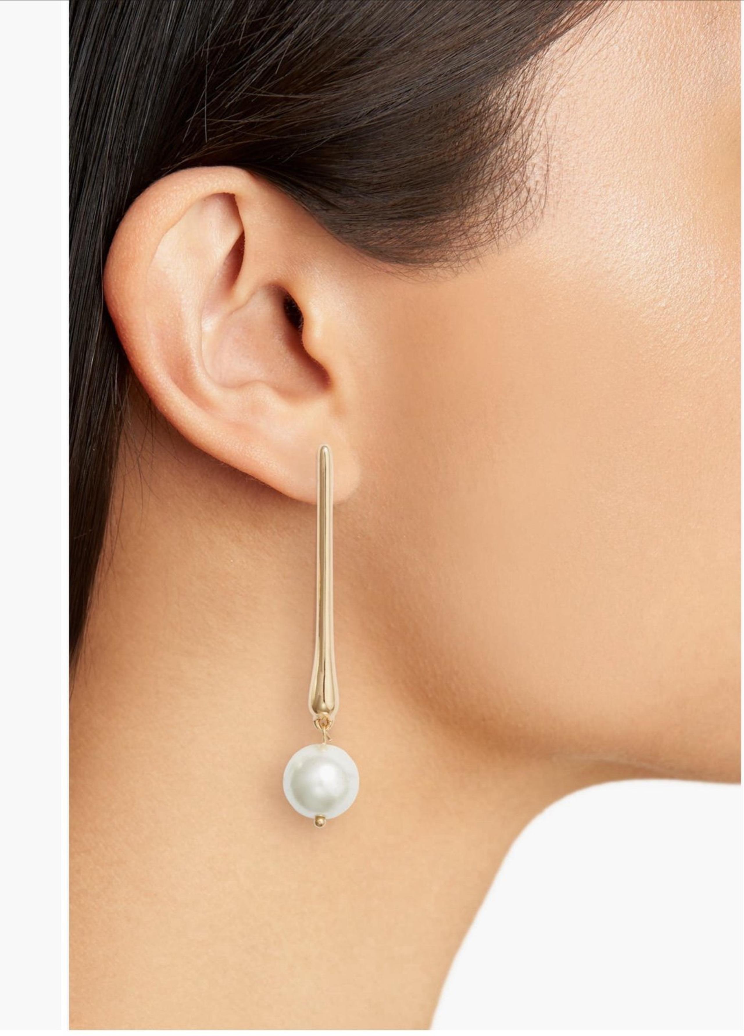 Nordstrom faux pearl drop earrings