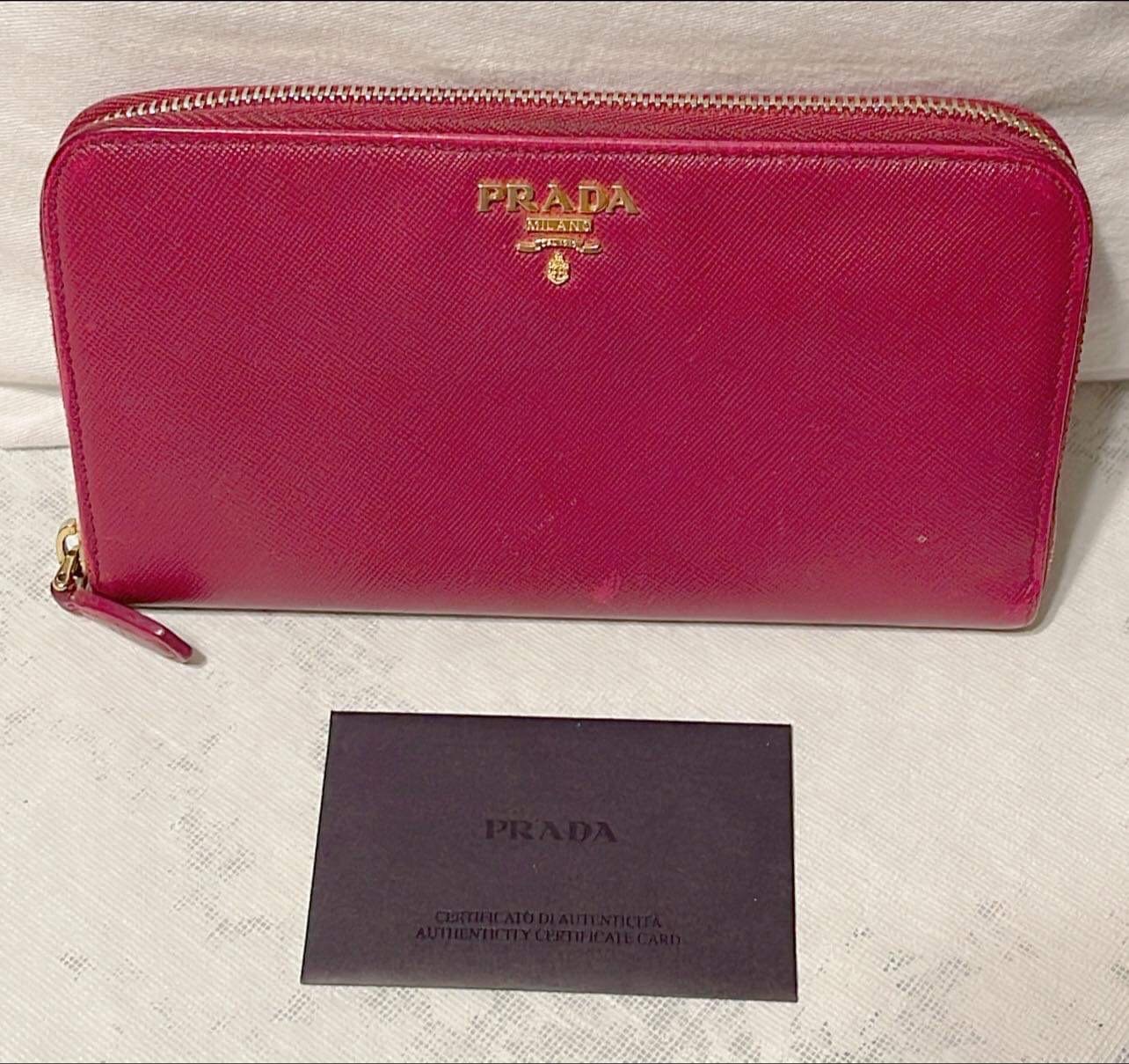 Prada long wallets
