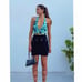 Zara floral print halter top