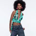 Zara floral print halter top