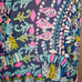 Lilly Pulitzer Camellia Cover Up Small Sheer Maxi Inky Navy Glow & Flow Print