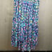 Lilly Pulitzer Camellia Cover Up Small Sheer Maxi Inky Navy Glow & Flow Print