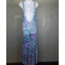Lilly Pulitzer Camellia Cover Up Small Sheer Maxi Inky Navy Glow & Flow Print