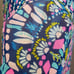 Lilly Pulitzer Camellia Cover Up Small Sheer Maxi Inky Navy Glow & Flow Print