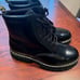 Size 10 Men's Dr. Martens Rikard 8-Eye Combat Boots Black/Polished NWOB