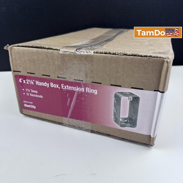 (BOX OF 10) Steel City 4 X 2 1/8 Handy Box Extension Ring 5936112-20R
