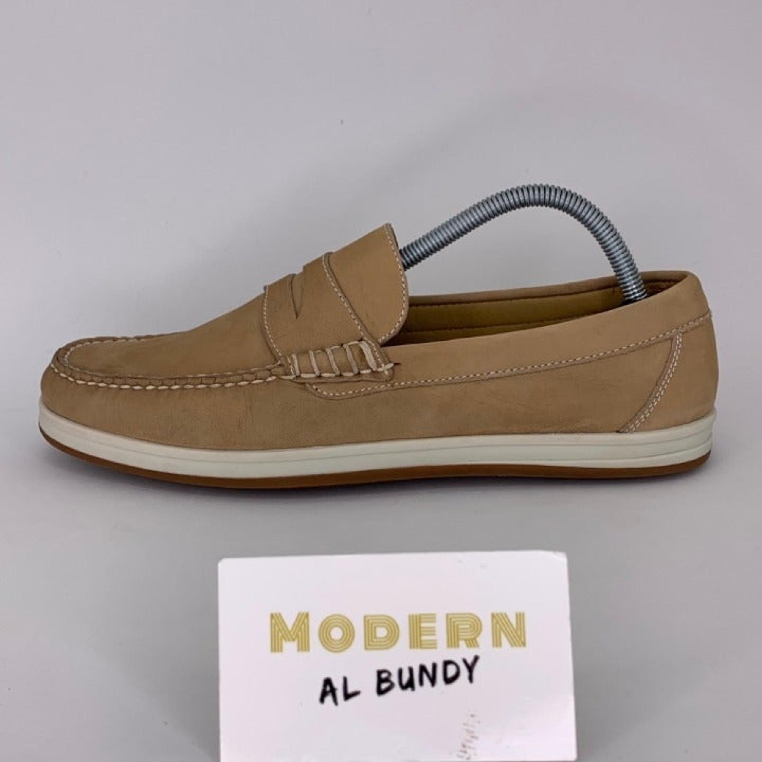 Peter Millar Mens Slip On Shoes Tan Sz 8.5W