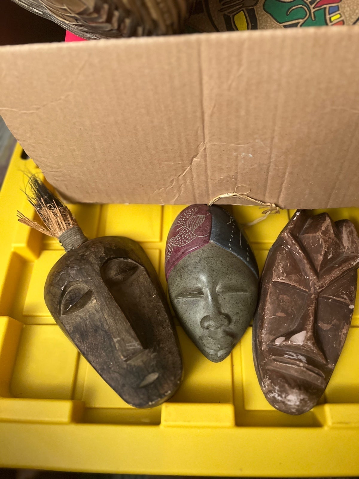 Vtg African Mask Bundle