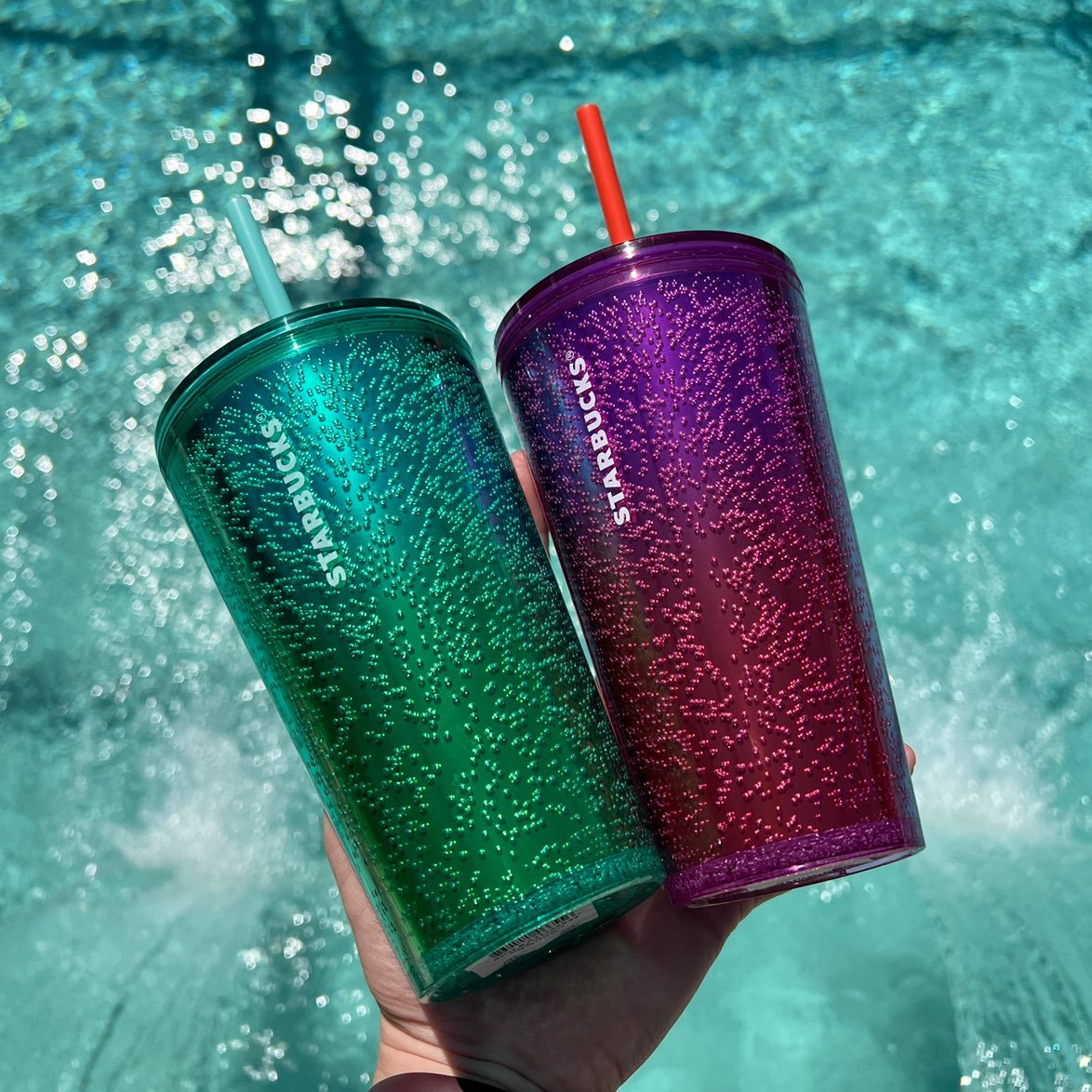 Starbucks Green and Purple Bubbleseed Bundle