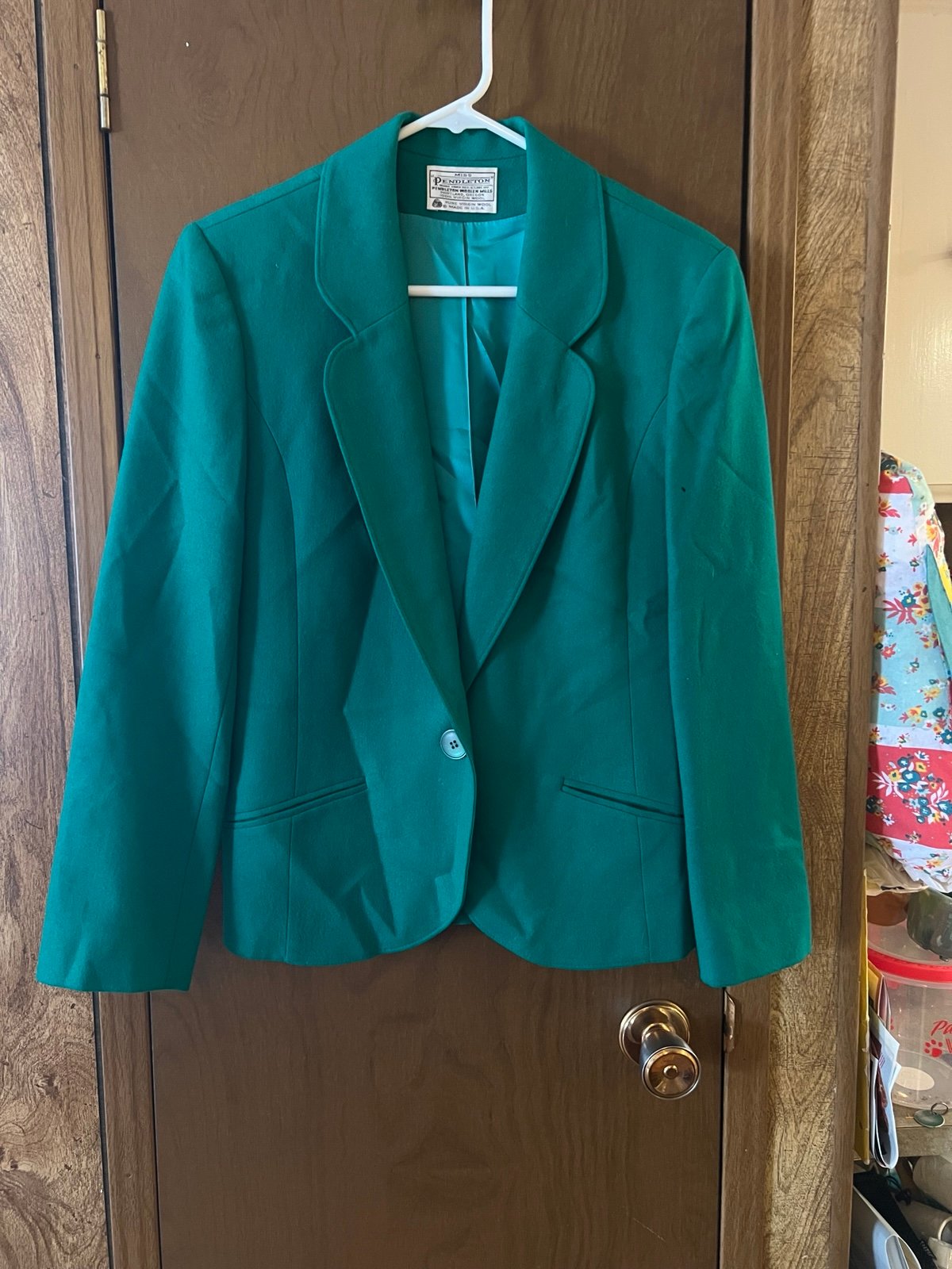 Vintage Pendleton Wool Blazer Size 8