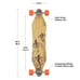 Loaded Boards Vanguard Longboard 38” Flex 3 Complete with Orangatang Knuckles!