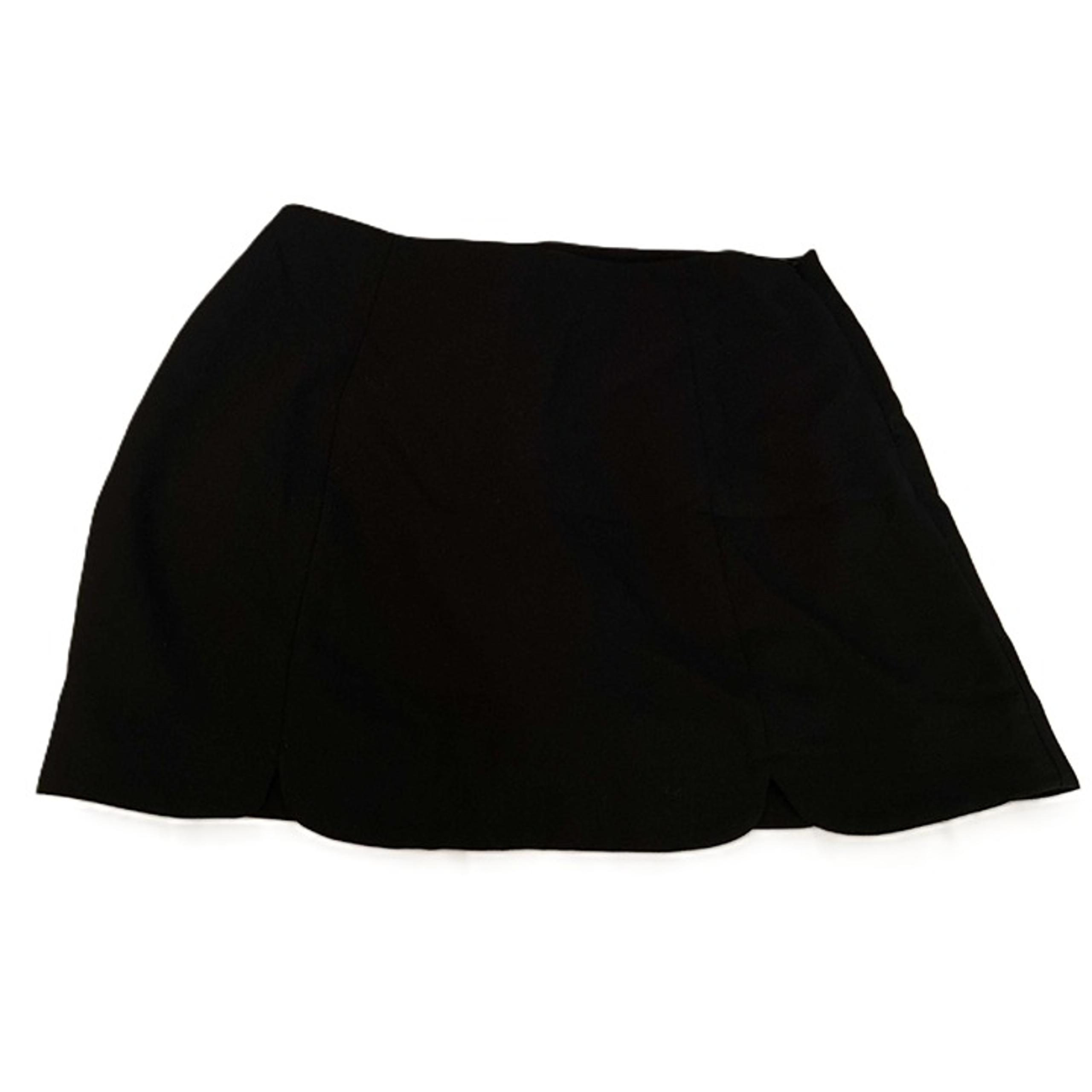 Lulus Black Mini Scalloped Hem Skirt Casual Fashion Womens Size Large