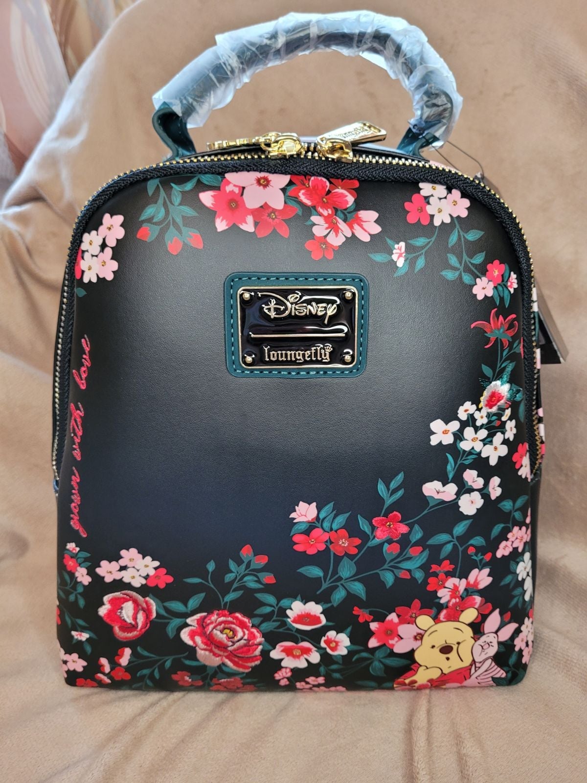 Loungefly Winnie the Pooh Floral embroidery backpack