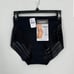 Leonisa Invisible High Waisted Tummy Control Stripe Lace Underwear Black Size L