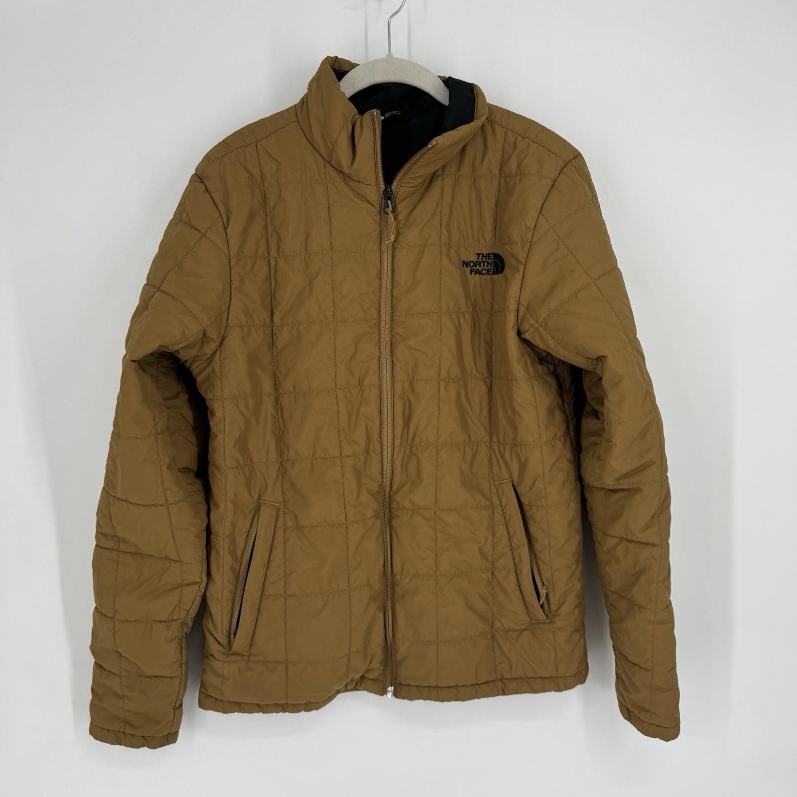 North Face jacket mens small S brown harway insulated outdoor athletic hiking